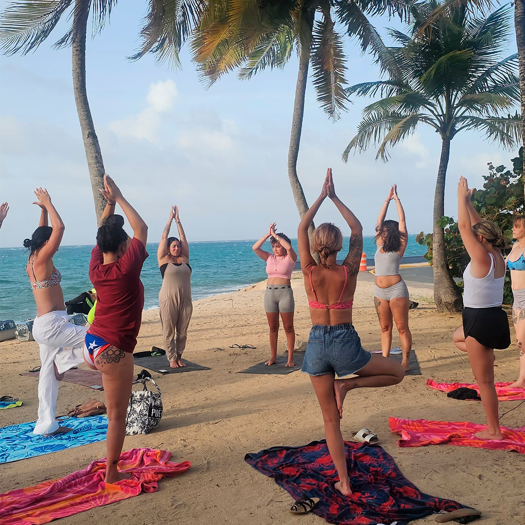 Sunset Yoga Beach Class 